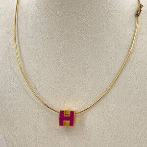Hermes Cage d’H necklace